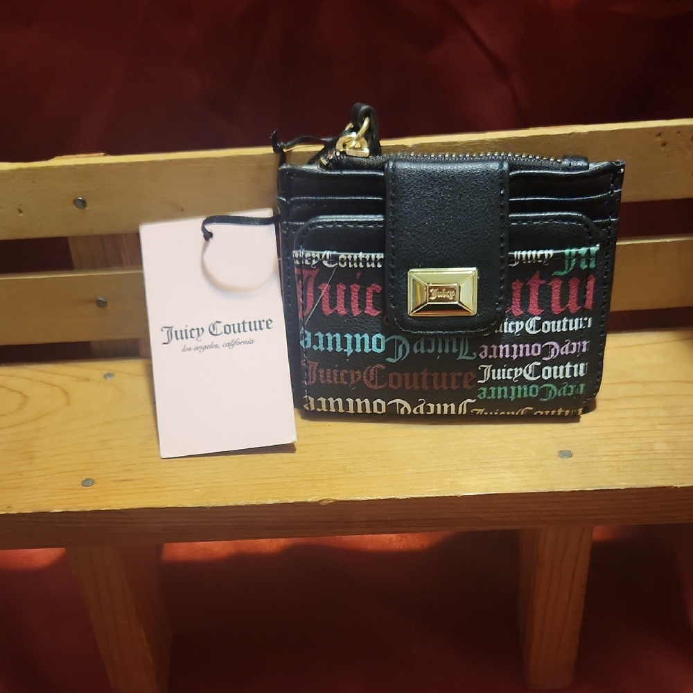 Juicy Couture Black Multicolor Wallet